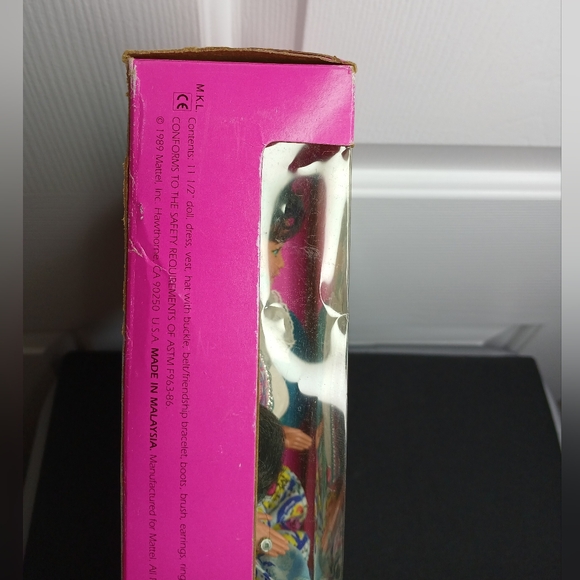 Western Fun Nia Friend Of Barbie Fashion Cowgirl Doll 9933 (Mattel, 1989) NIB - Picture 12 of 15